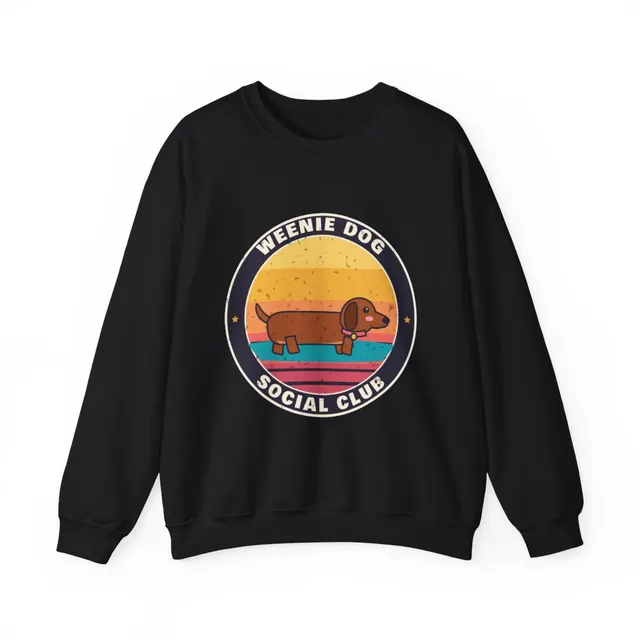 Weenie Dog Social Club Crewneck Sweatshirt