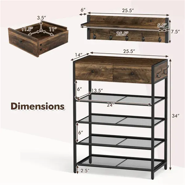 Multifunctional Entryway Storage — photo 3