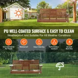 Wooden Porch Swing 5 Ft — Patio Bench Swing for Courtyard — photo 6
