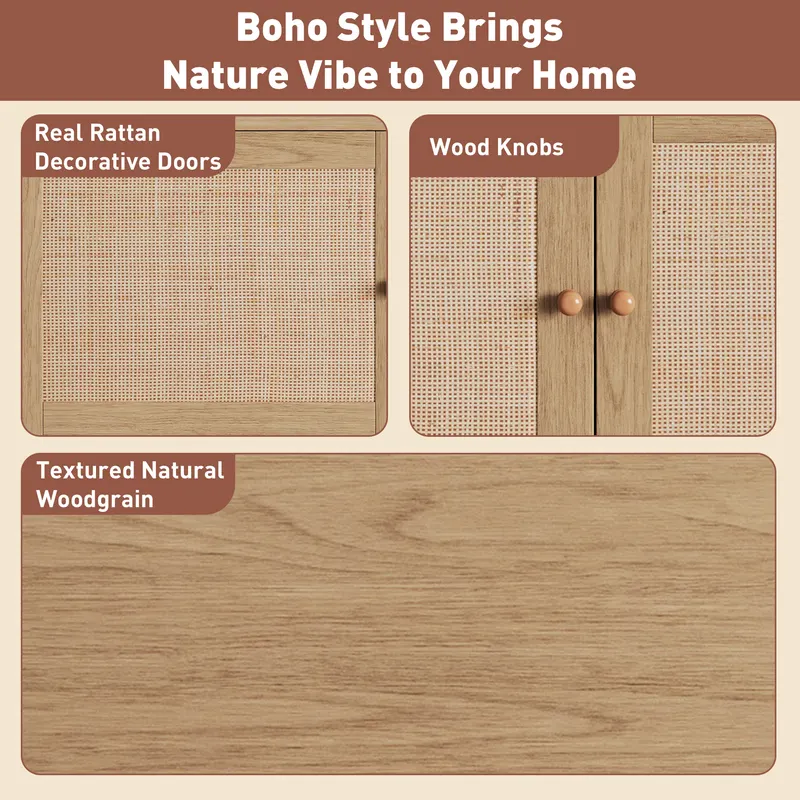 Boho TV Stand for 65 — 75 — photo 6