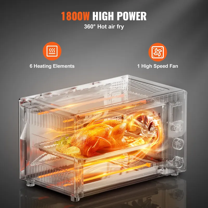 13-IN-1 Air Fryer Toaster Oven 28L 1800W Convection Oven β photo 4