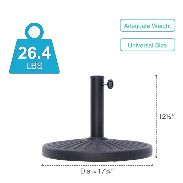26.5 Lbs Outdoor Patio Market Umbrella Base — photo 6