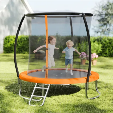 8FT Trampoline with Safety Enclosure