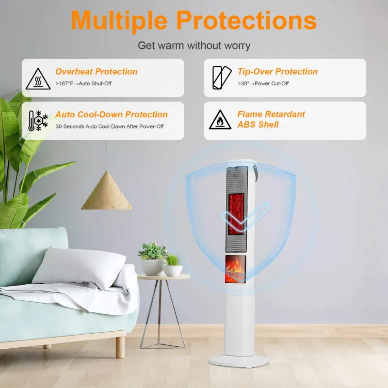 3-in-1 Quiet Space Heater — 120° Wide Coverage — photo 3