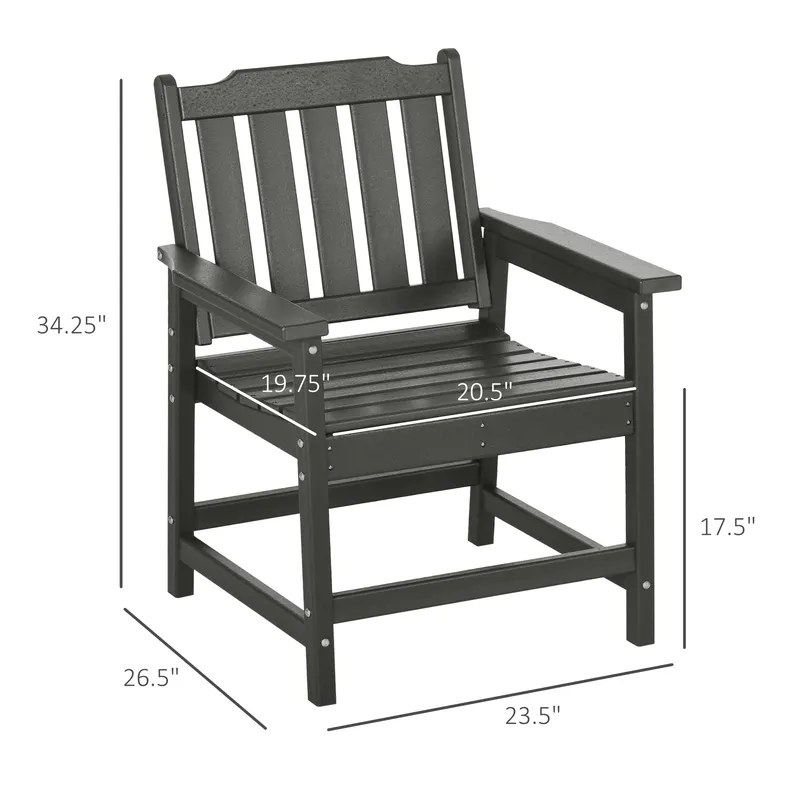 2 Piece All-weather Patio Chairs — photo 5