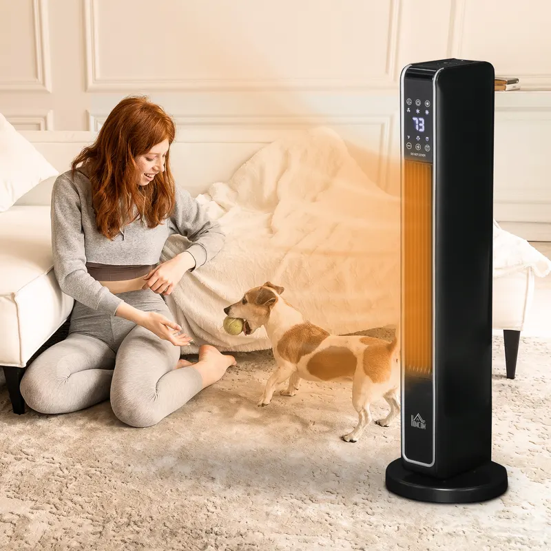 2-In-1 Portable Electric Tower Heater — photo 2