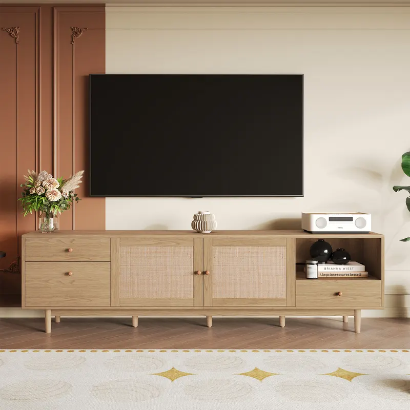 Boho TV Stand for 65 — 75