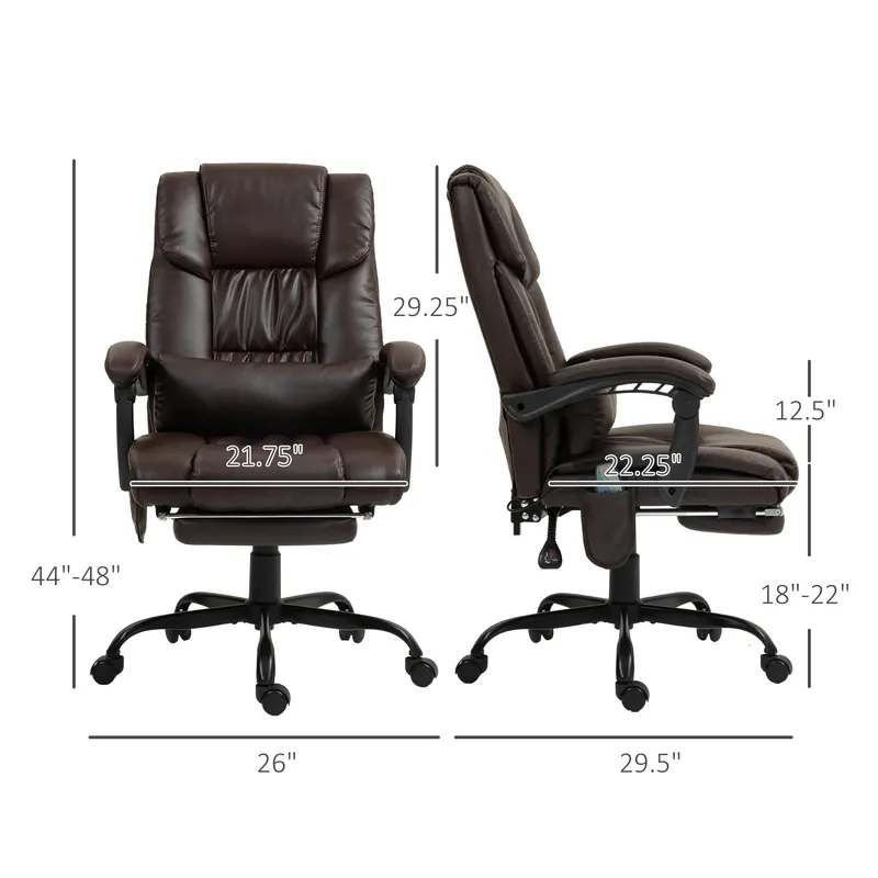 Massage Office Chair with 6 Vibrating Points — photo 6