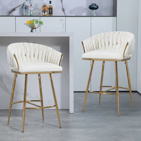 26 Counter Height Bar Stools Velvet Kitchen Island Counter Bar