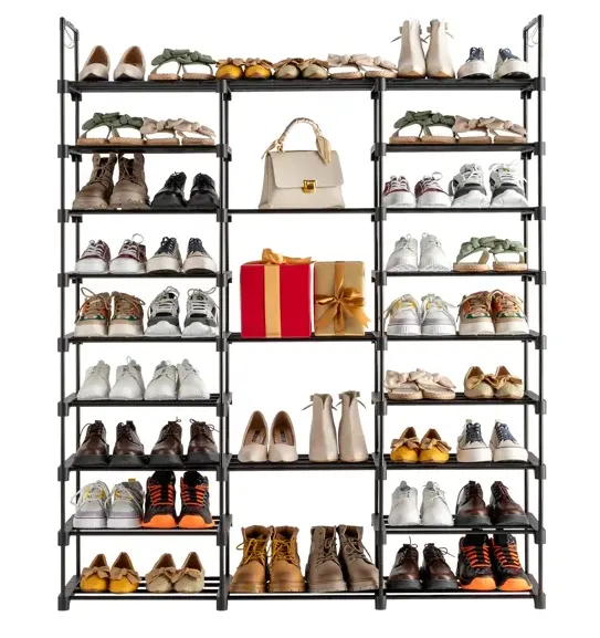 9 Tiers Shoe Rack Storage Organizer Shoe Shelf Organizer