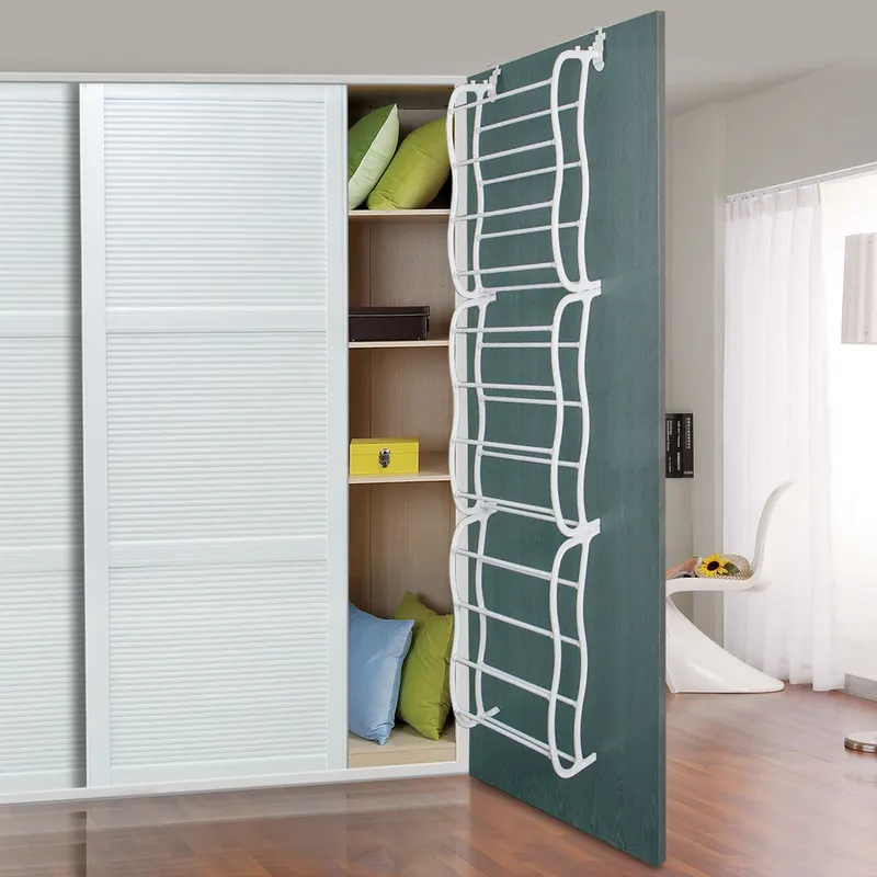 36 Pairs Over-the-door Shoe Rack 12 Layers Wall Hanging Closet — photo 6