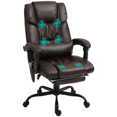 Massage Office Chair with 6 Vibrating Points