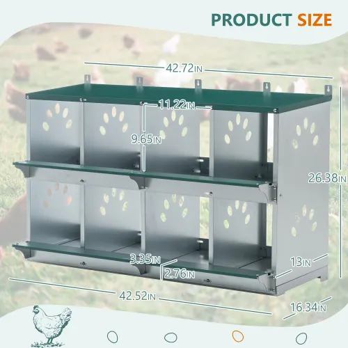 8 Compartment Chicken Nesting Boxes — photo 3