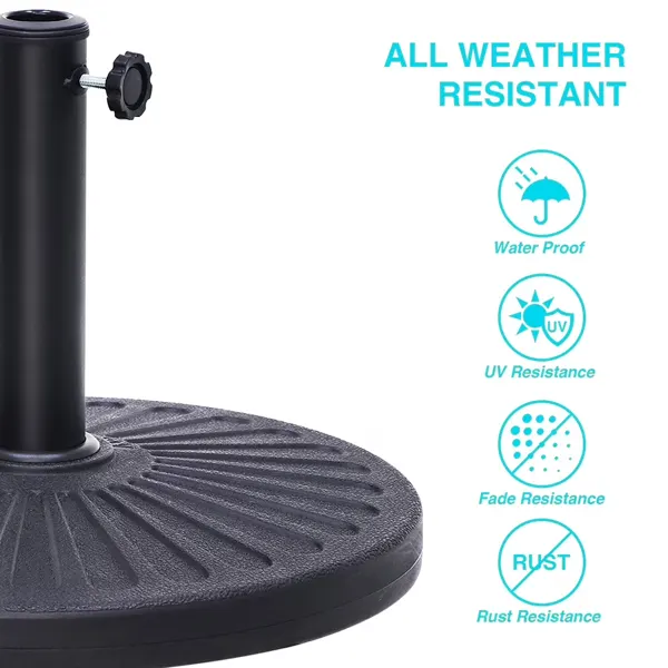 26.5 Lbs Outdoor Patio Market Umbrella Base — photo 4