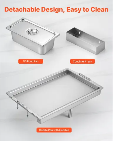 Outdoor Propane Griddle β 2 Burners (11