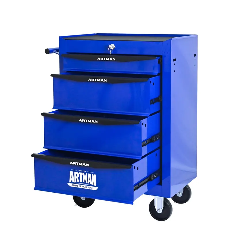 Rolling Metal Tool Chest with 4 Drawers — photo 8