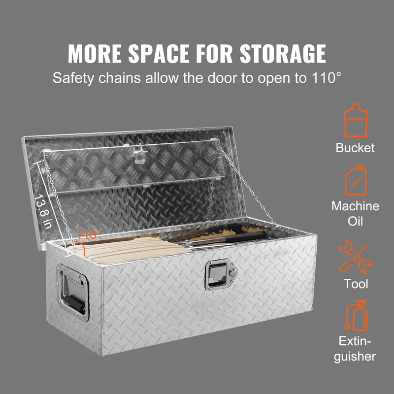 Heavy Duty Aluminum Truck Bed Tool Box — photo 4
