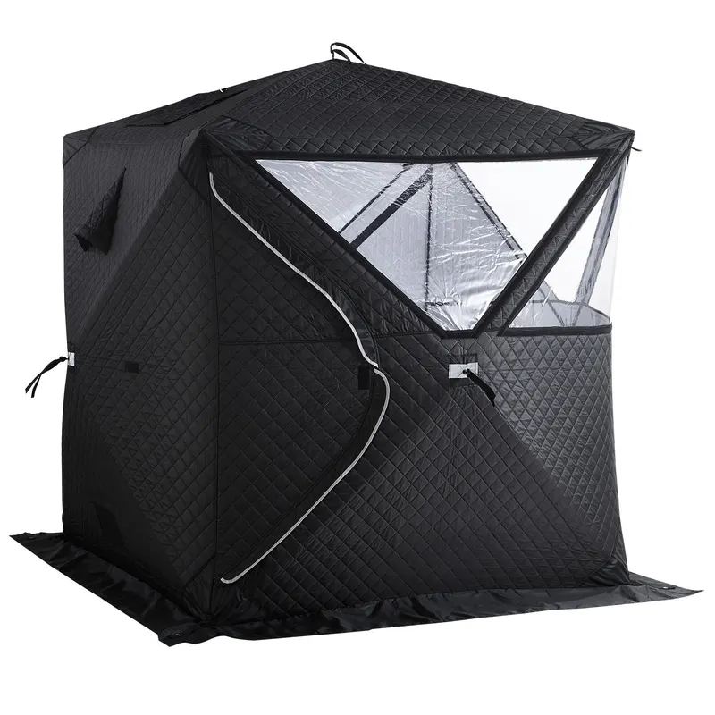 Outdoor Steam Dry Sauna Tent for 4 Person with Velcro — photo 2