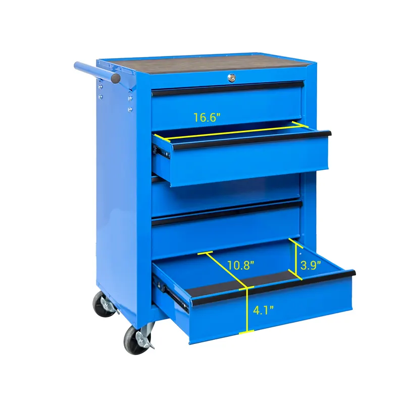 Rolling Metal Tool Chest with 5 Drawers — photo 2