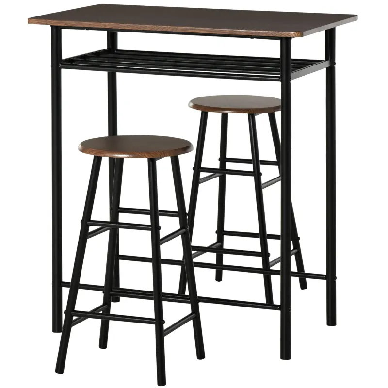 3 Piece Counter Height Bar Table Set with 1 Table — photo 2