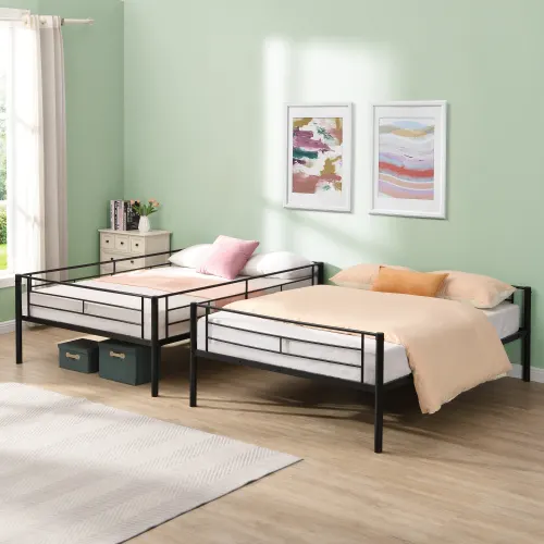 Full Over Full Metal Bunk Bed β No Box Spring Needed β photo 5