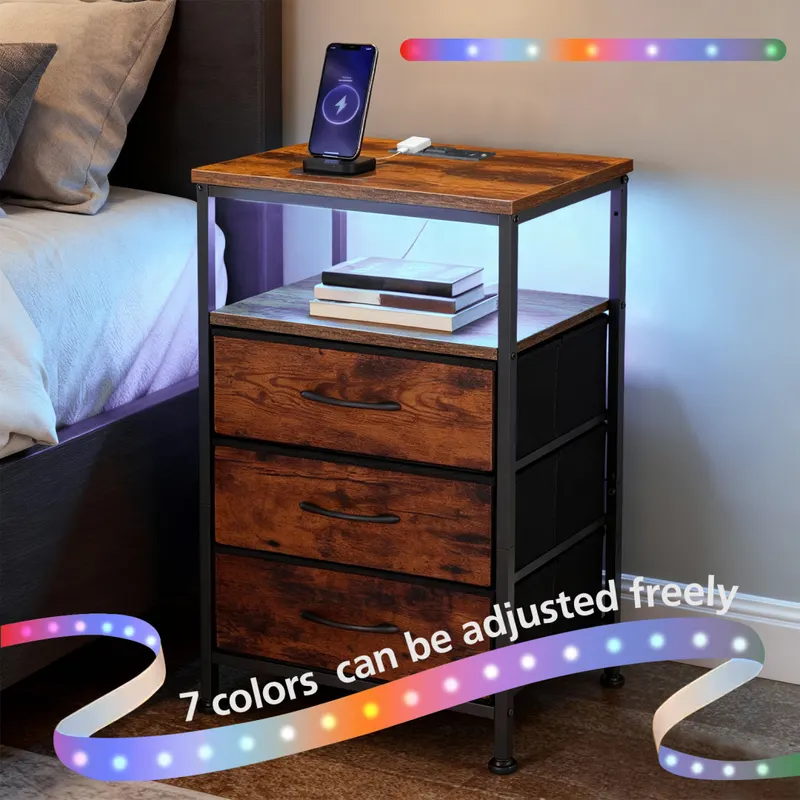 Nightstand with Charging Station β photo 5