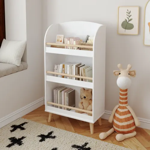 Fiber Board Children's 3-layer Bookshelf β photo 2