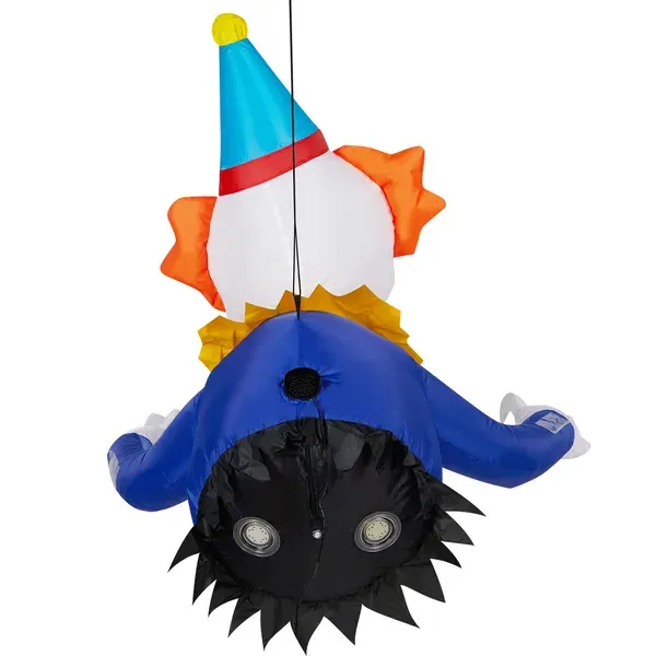 3.3 FT Halloween Inflatable Clown Broke Out From Window Outdoor — photo 4