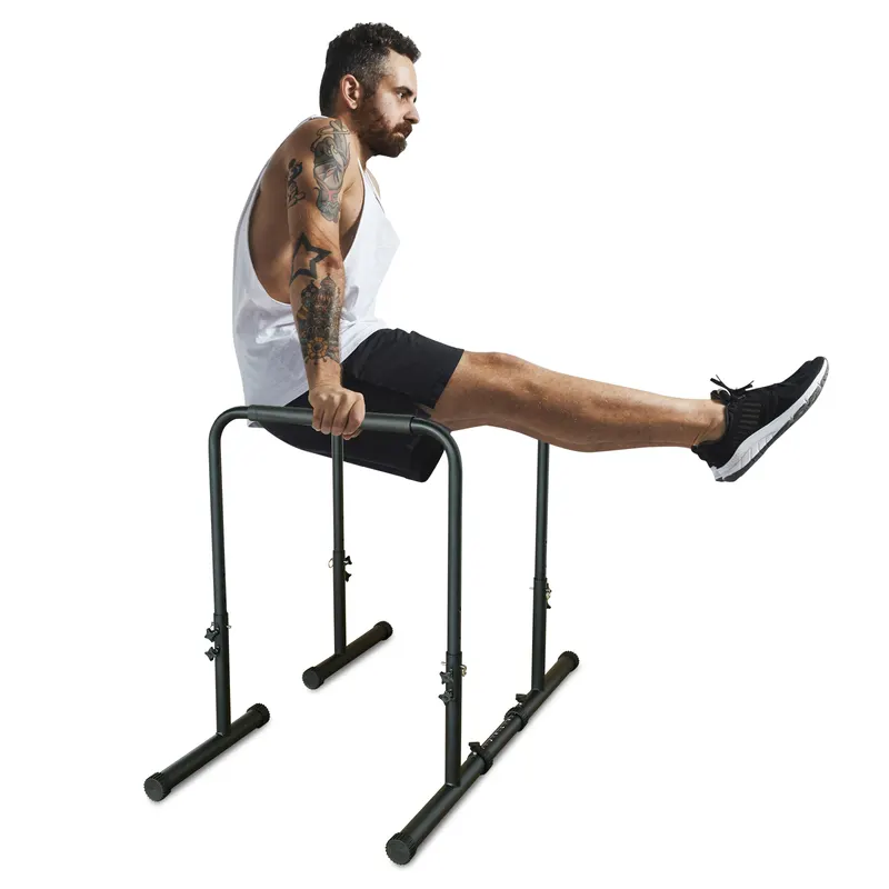 Power Tower Dip Station Pull Up Bar Stand Adjustable Height — photo 4