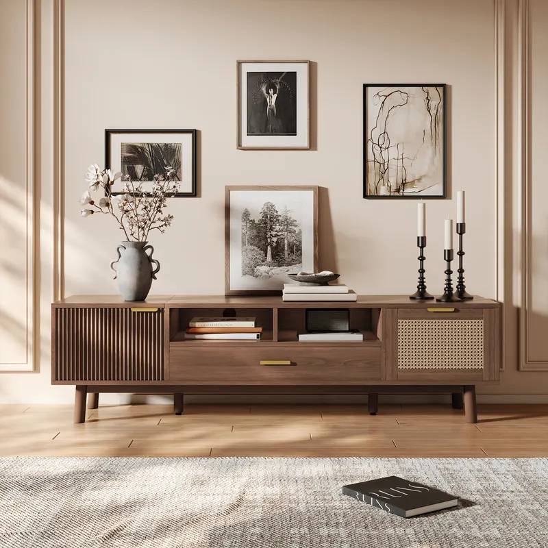 Wood Fashionable TV Stand for 75 TVs — photo 2
