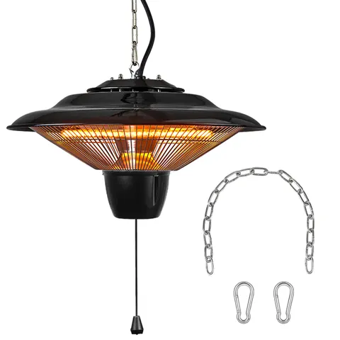 1500W Outdoor Hanging Patio Heater Ultra-quiet Electric Heating