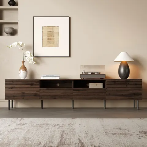 78 Inch Modern TV Stand for TVs Up to 85
