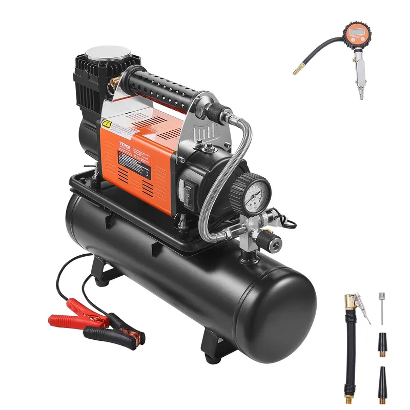 Heavy Duty Air Compressor & 6L Tank 6.35CFM Portable Tire