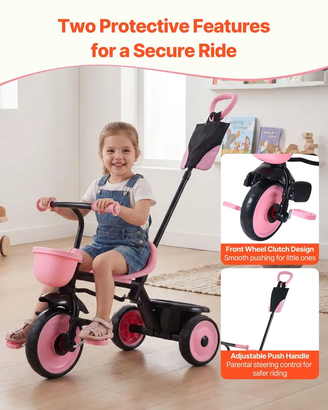 Toddler Tricycle & Stroller for 18 Months to 5 Year Old — photo 5