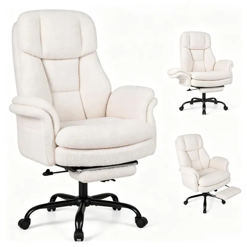 5-Level Flip-up Armrest Ergonomic Office Chair with Retractable β photo 2