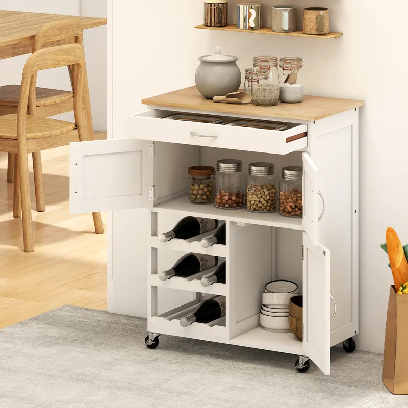 Rolling Kitchen Cart β Kitchen Island with Storage Drawer β photo 6