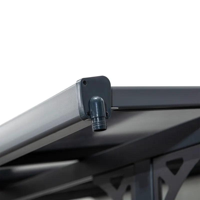 Outdoor Polycarbonate Pergola — Transparent UV Blocking Awning — photo 6