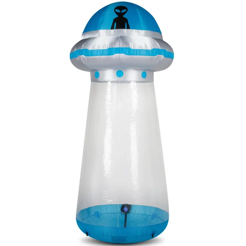8.8 FT Halloween Inflatable UFO Yard Decoration