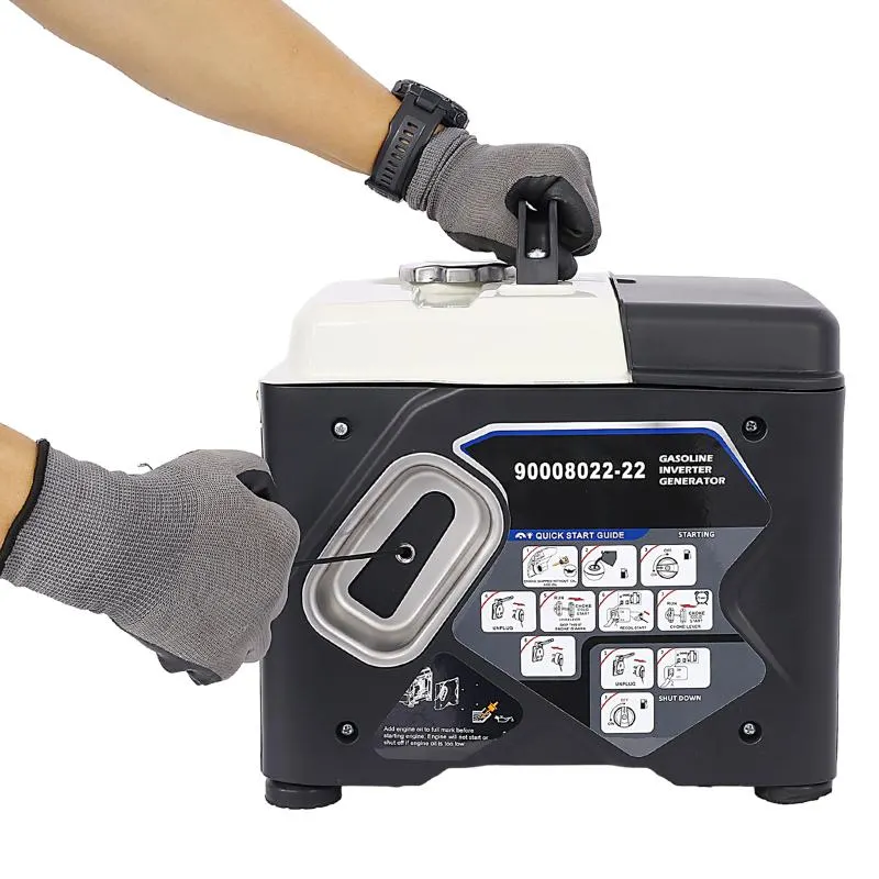 Portable 1200W Ultra-quiet Gas Engine Inverter Generator — photo 4