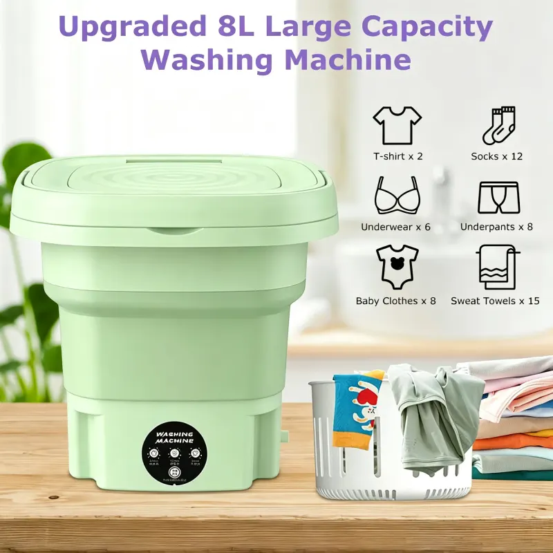 8L Foldable Mini Washing Machine — photo 2