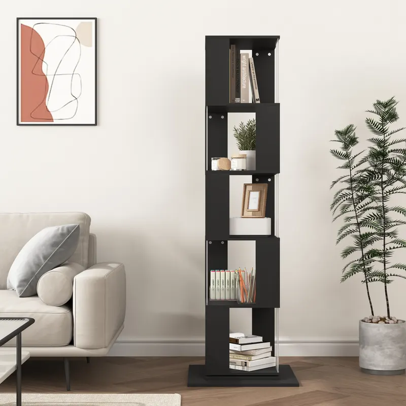 360 Rotating Bookshelf with Acrylic Plate — photo 2
