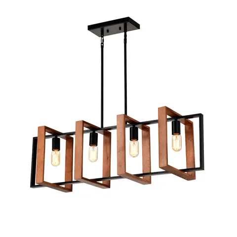 4-Light Kitchen Island Lights Pendant Light Farmhouse Dining
