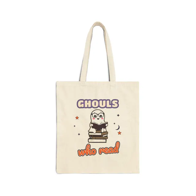Ghouls Who Read Tote Bag