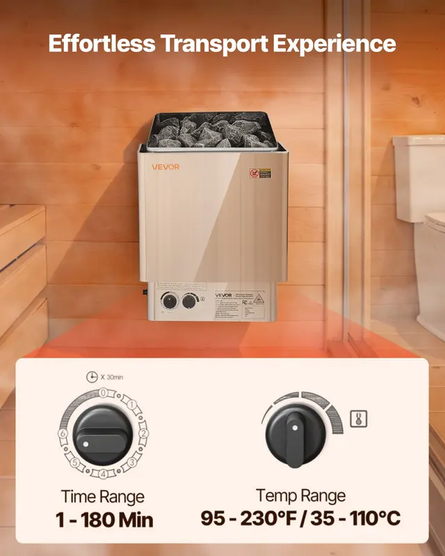 Sauna Heater — 4.5KW 240V Electric Sauna Stove — photo 4