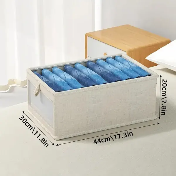 Foldable Clothes Storage Box with Viewing Window — photo 2