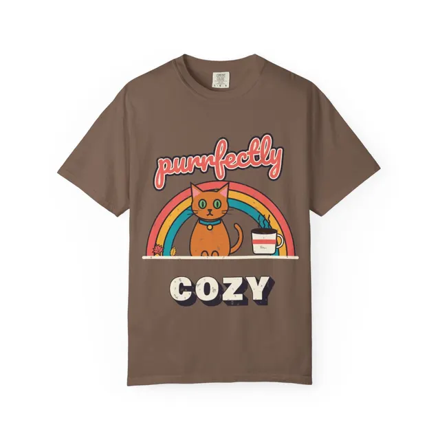 Purrfectly Cozy Comfort Colors® Tee