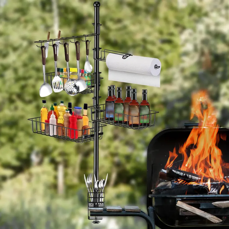 Outdoor BBQ Griddle Caddy Organizer β photo 3