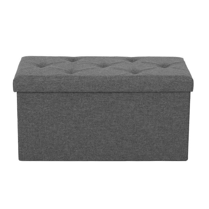 Storage Ottoman with Thicker Foam Padded Seat — photo 2