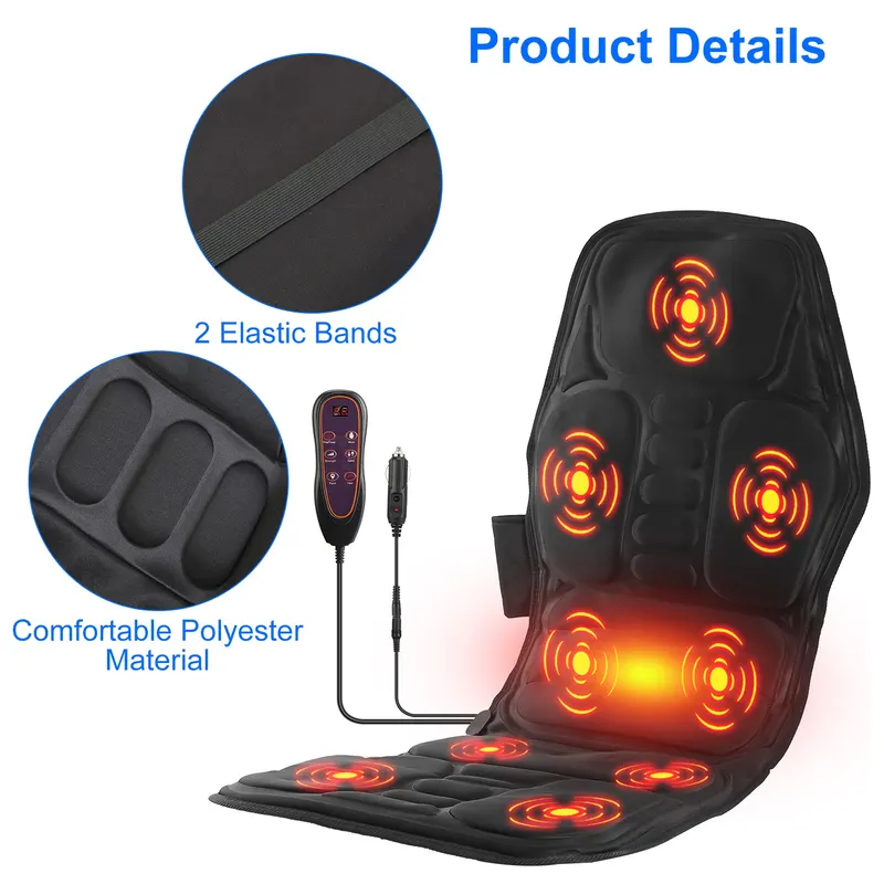 Full Body Massage Chair Pad with Heat Multifunctional Back β photo 7