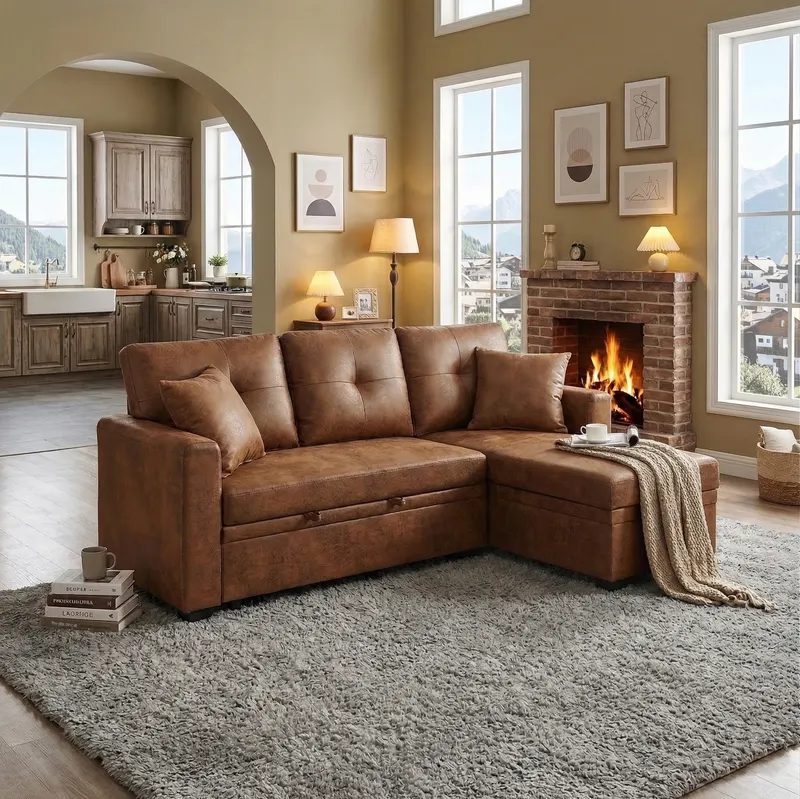 Sleeper Sofa β Sectional with Pull-out Bed